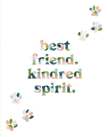Love Muchly Greeting Cards: Pet Sympathy - Best friend. Kindred Spirit (Pack of 6) Merchandise by Compendium