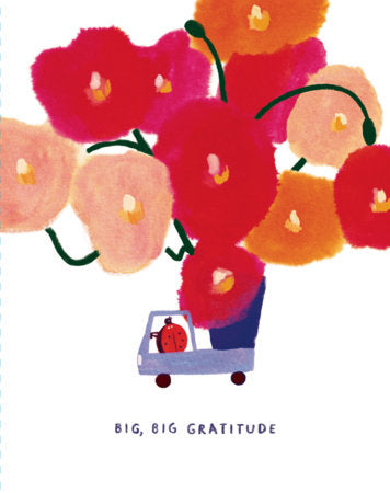 Love Muchly Greeting Cards: Thank You - Big, big gratitude (Pack of 6) Merchandise by Compendium