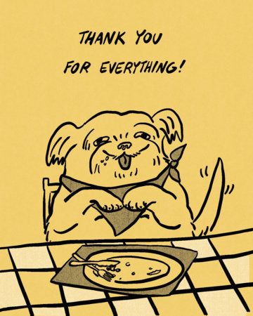 Humor Us Greeting Cards: Thank You - Thank you for everything! (Pack of 6) Merchandise by Compendium