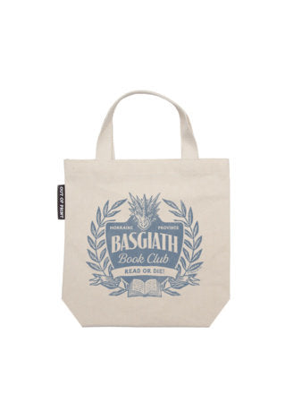 Rebecca Yarros's Fourth Wing: Basgiath Book Club Mini Tote Bag Merchandise by Out of Print