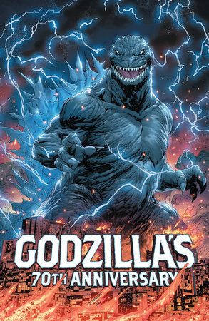 Godzilla's 70th Anniversary Hardcover by Joelle Jones; James Stokoe; Matt Frank; Adam Gorham; Danny Lore