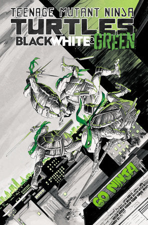 Teenage Mutant Ninja Turtles: Black, White, and Green Paperback by Dave Baker; Paulina Ganucheau; Declan Shalvey; Tyler Boss; Riley Rossmo