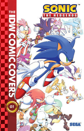 Sonic the Hedgehog: The IDW Comic Covers, Vol. 1 Hardcover by Adam Bryce Thomas; Evan Stanley; Nathalie Fourdraine; Tracy Yardley; Jonathan Gray