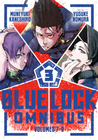 Blue Lock Omnibus 3 (Vol. 7-9) Paperback by Story by Muneyuki Kaneshiro; Art by Yusuke Nomura