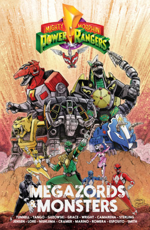 Mighty Morphin Power Rangers: Megazords & Monsters Paperback by Zoe Tunnell