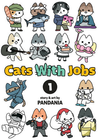 Cats With Jobs Vol. 1 Paperback by PANDANIA
