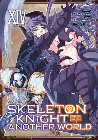 Skeleton Knight in Another World (Manga) Vol. 14 Paperback by Ennki Hakari; Illustrated by Akira Sawano; Character Designs KeG