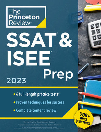 Princeton Review SSAT & ISEE Prep, 2023 Paperback by The Princeton Review
