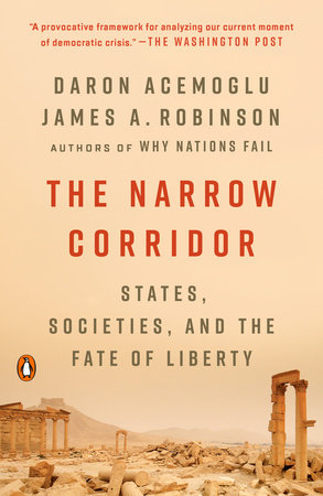 The Narrow Corridor Paperback by Daron Acemoglu and James A. Robinson