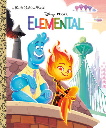 Disney/Pixar Elemental Little Golden Book (Disney/Pixar Elemental) Hardcover by Golden Books