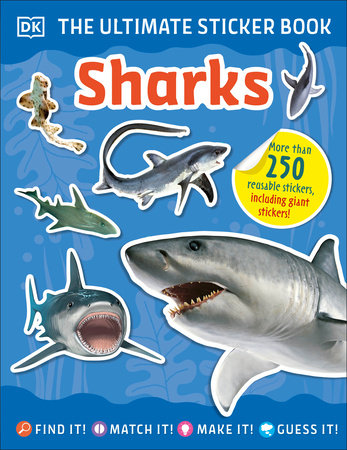 The Ultimate Sticker Book Sharks Paperback by DK