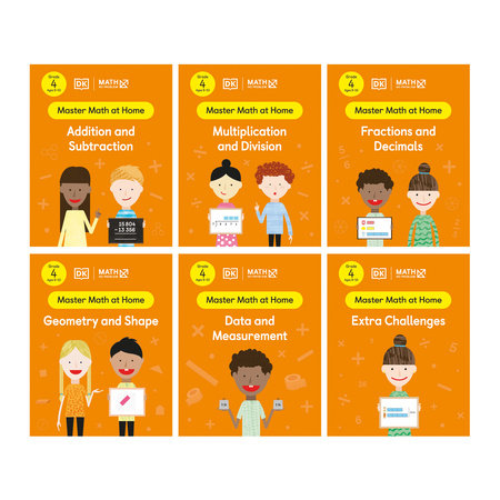Math - No Problem! Collection of 6 Workbooks, Grade 4 Ages 9-10 Paperback by Math - No Problem!