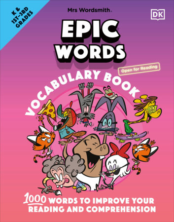 Mrs Wordsmith Epic Words Vocabulary Book, Kindergarten & Grades 1-3 Hardcover by Mrs Wordsmith