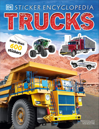 Sticker Encyclopedia Trucks Paperback by DK