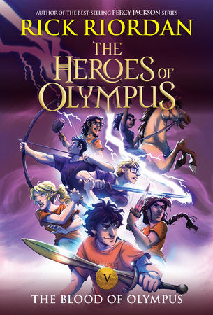 Heroes of Olympus, The, Book Five: Blood of Olympus, The-(new cover) Paperback by Rick Riordan