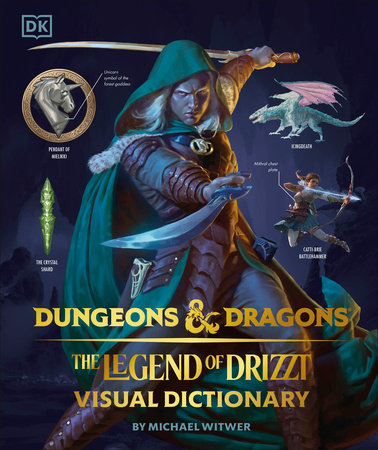 Dungeons and Dragons The Legend of Drizzt Visual Dictionary Hardcover by Michael Witwer
