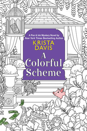 A Colorful Scheme Paperback by Krista Davis