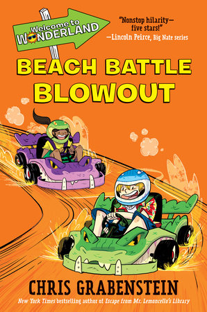 Welcome to Wonderland #4: Beach Battle Blowout Paperback by Chris Grabenstein