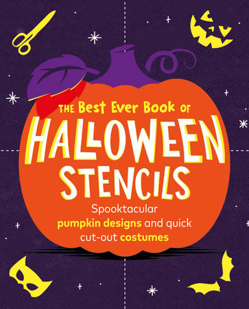 The Best Ever Book of Halloween Stencils Paperback by Pop Press