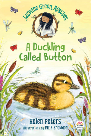 Jasmine Green Rescues: A Duckling Called Button Paperback by Helen Peters; Illustrated by Ellie Snowdon