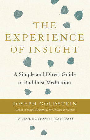 The Experience of Insight Paperback by Joseph Goldstein