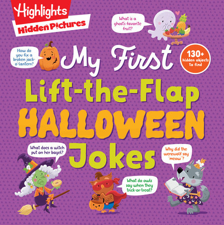 Hidden Pictures My First Lift-the-Flap Halloween Jokes Paperback by Highlights (Creator