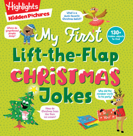 Hidden Pictures My First Lift-the-Flap Christmas Jokes Paperback by Highlights