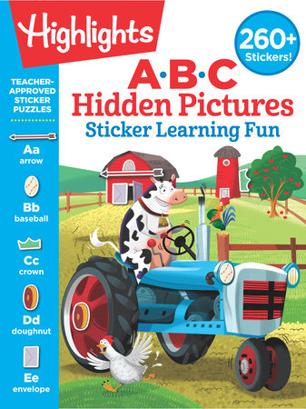 ABC Hidden Pictures Sticker Learning Fun Paperback by Highlights Learning