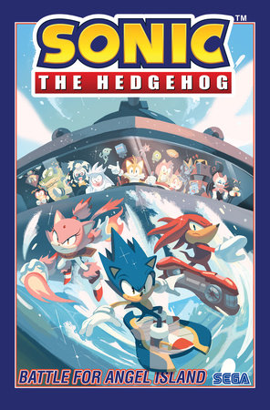 Sonic the Hedgehog, Vol. 3: Battle For Angel Island Paperback by Ian Flynn; Tracy Yardley; Evan Stanley