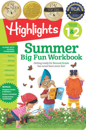 Summer Big Fun Workbook Bridging Grades 1 & 2 Paperback by Highlights Learning
