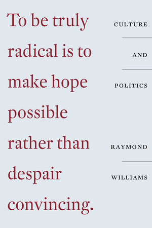 Culture and Politics Paperback by Raymond Williams