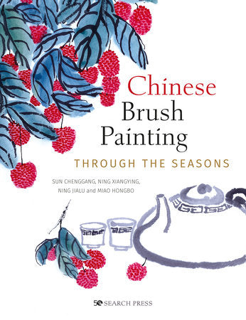 Chinese Brush Painting through the Seasons Paperback by Miu Hongbo