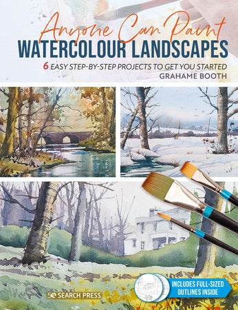 Anyone Can Paint Watercolour Landscapes: 6 easy step-by-step projects to get you started Paperback by Grahame Booth