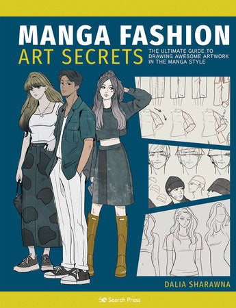 Manga Art Fashion Secrets Paperback by Dalia Sharawna