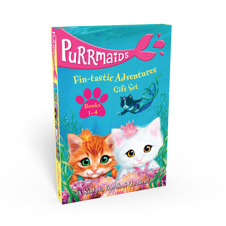 Purrmaids Fin-tastic Adventures 1-4 Gift Set Boxed Set by Sudipta Bardhan-Quallen; illustrated by Vivien Wu
