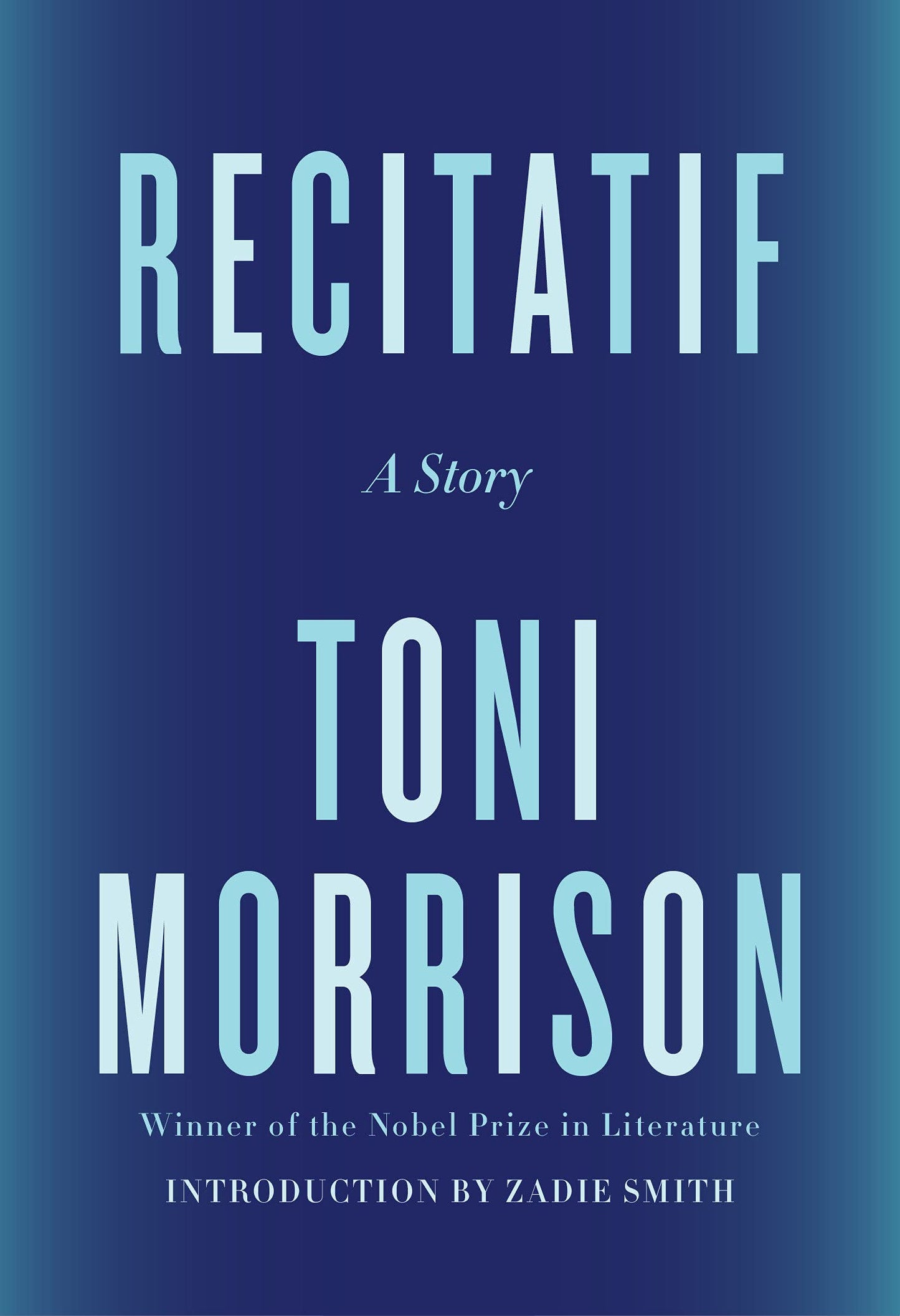 Recitatif: A Story Hardcover by Toni Morrison, Zadie Smith (Introduction)