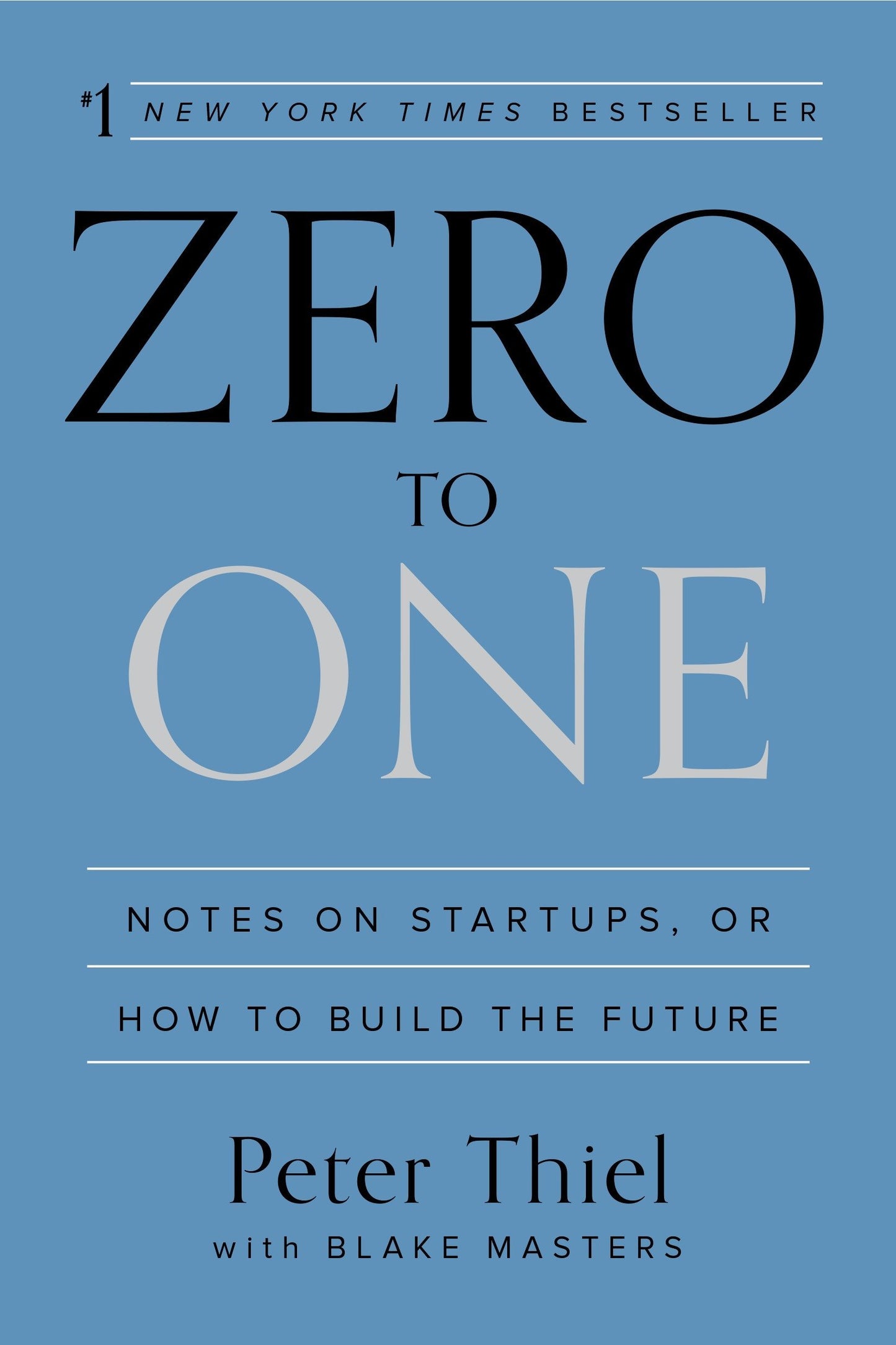 Zero to One: Notes on Startups, or How to Build the Future Hardcover by Peter Thiel (Author), Blake Masters (Author)