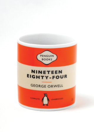 Mug: Nineteen Eighty-Four (Orange) Merchandise by Art Meets Matter