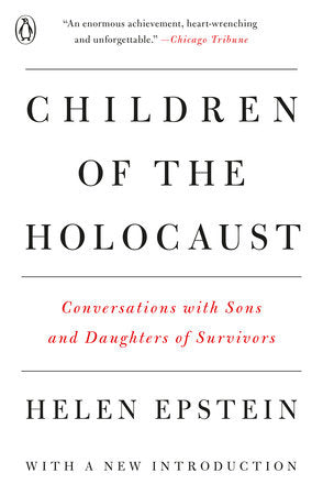 Children of the Holocaust Paperback by Helen Epstein