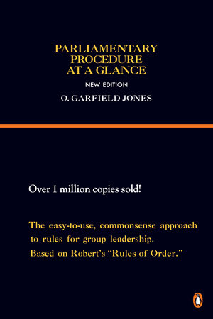 Parliamentary Procedure at a Glance Paperback by O. Garfield Jones