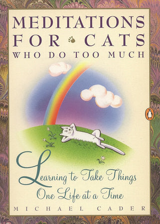 Meditations for Cats Who Do Too Much Paperback by Michael Cader; Illustrations by Peter Spacek