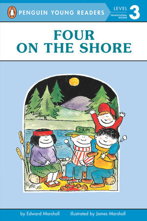 Four on the Shore Paperback by Edward Marshall; Illustrated by James Marshall