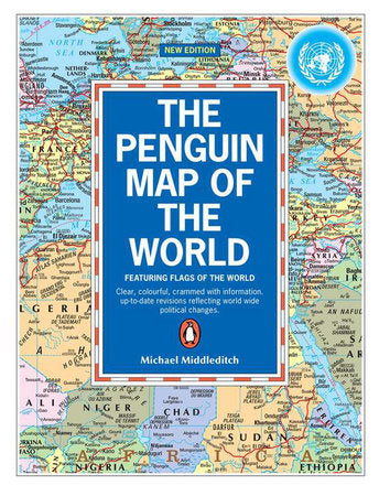 The Penguin Map of the World Merchandise by Michael Middleditch