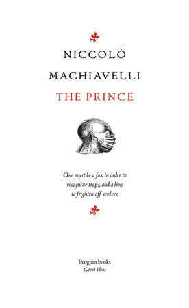 Great Ideas Prince Paperback by Niccolo Machiavelli