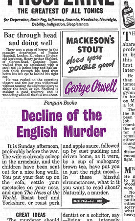 Great Ideas Decline of the English Murder Paperback by George Orwell