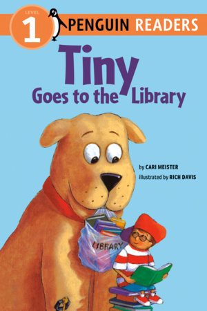 Tiny Goes to the Library Paperback by Cari Meister; Illustrated by Rich Davis