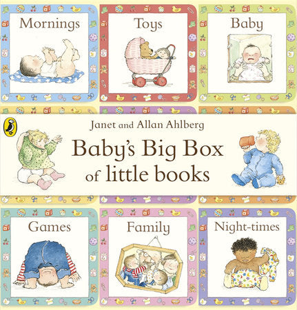 BABY'S BIG BOX OF LITTLE BOOKS SET OF 9 CHUNKY BOARD BOOKS NT by Janet Ahlberg and Allan Ahlberg