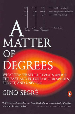 A Matter of Degrees Paperback by Gino Segrè