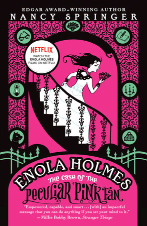 Enola Holmes: The Case of the Peculiar Pink Fan Paperback by Nancy Springer