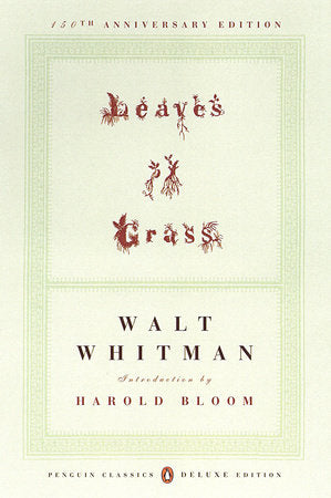 Leaves of Grass Paperback by Walt Whitman; Introduction by Harold Bloom